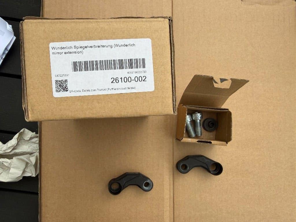 Wunderlich Spiegelverbreder, o.a voor BMW R1250GS en andere, Motoren, Ophalen of Verzenden, Gebruikt