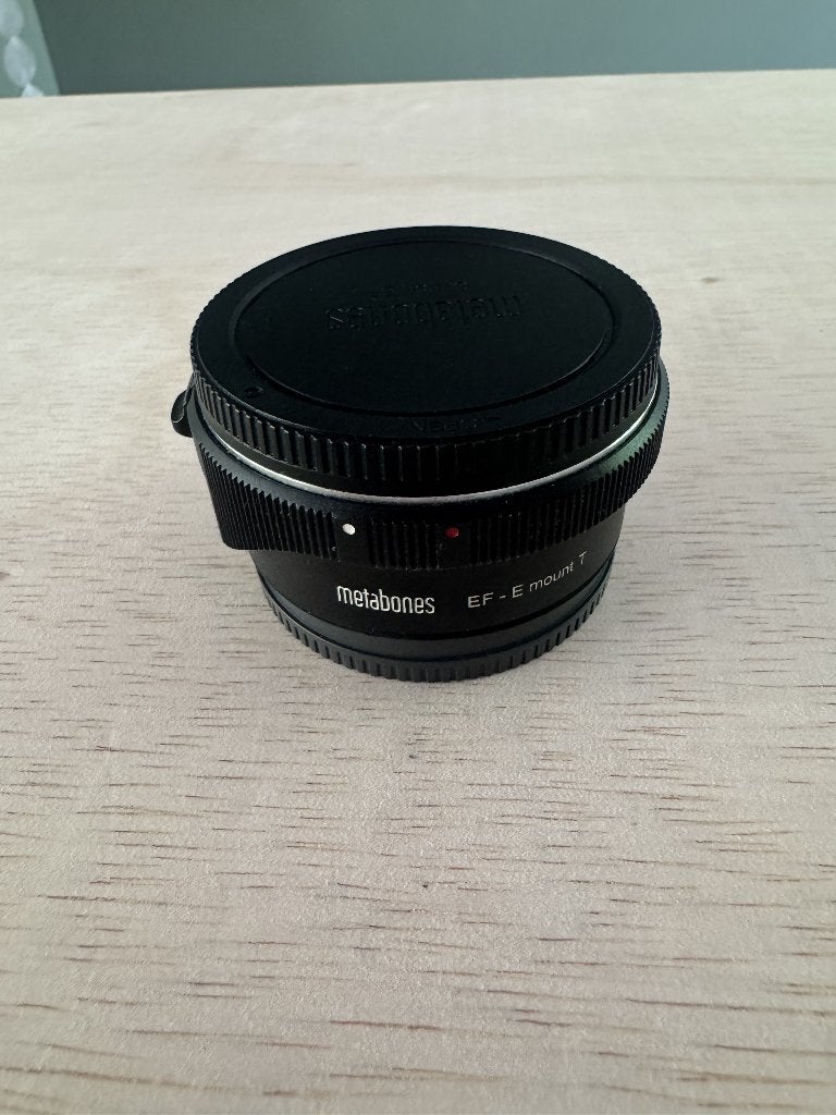 metabones EF - E Mount T, Ophalen of Verzenden, Gebruikt