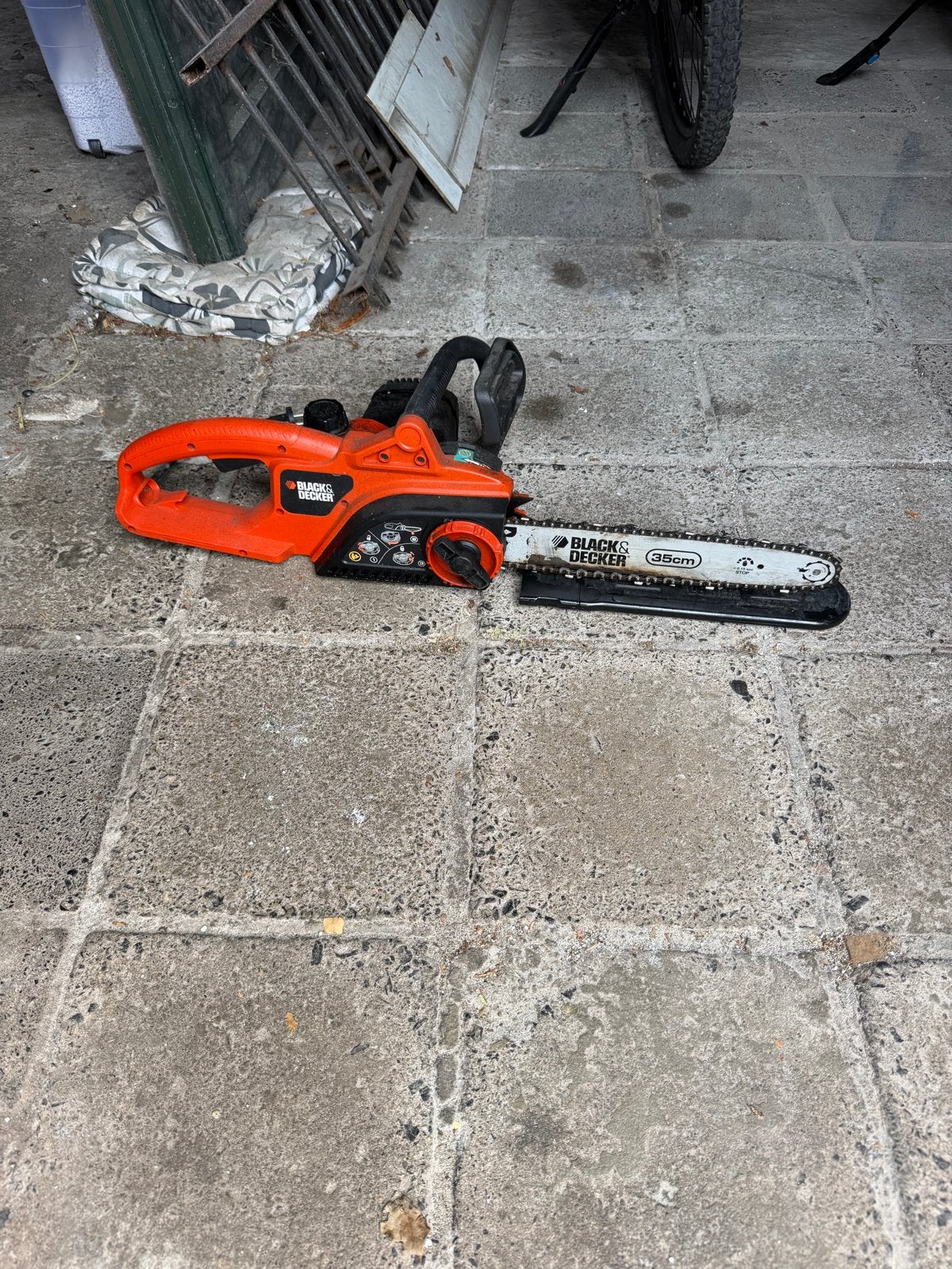 Black & Decker Kettingzaag 1900W, Ophalen, Gebruikt, 70 mm of meer, Kettingzaag
