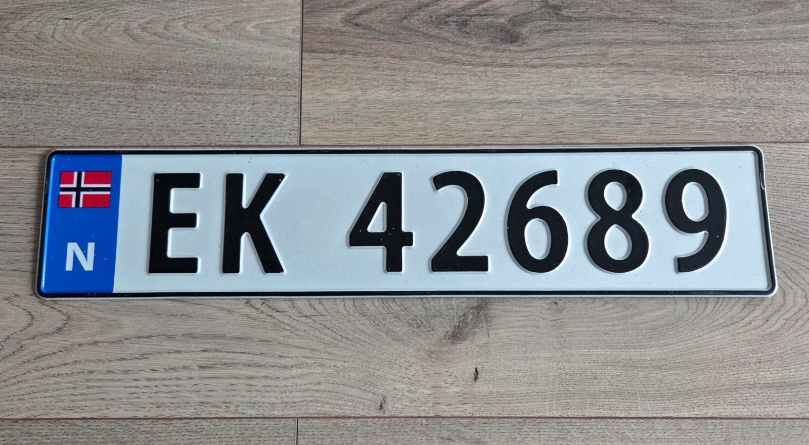 Kentekenplaat nummerplaat nummerbord Noorwegen, Ophalen of Verzenden, Gebruikt, Auto's