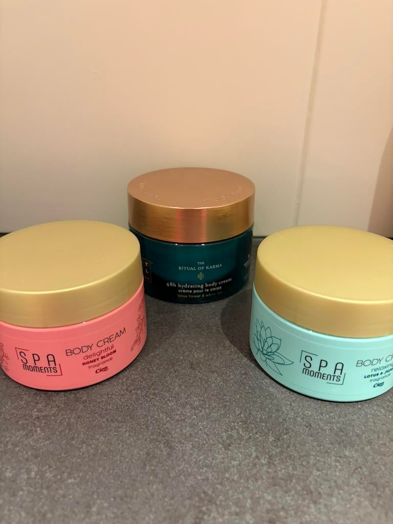 Rituals en Spa Moments bodycremes, Ophalen of Verzenden, Zo goed als nieuw, Overige typen