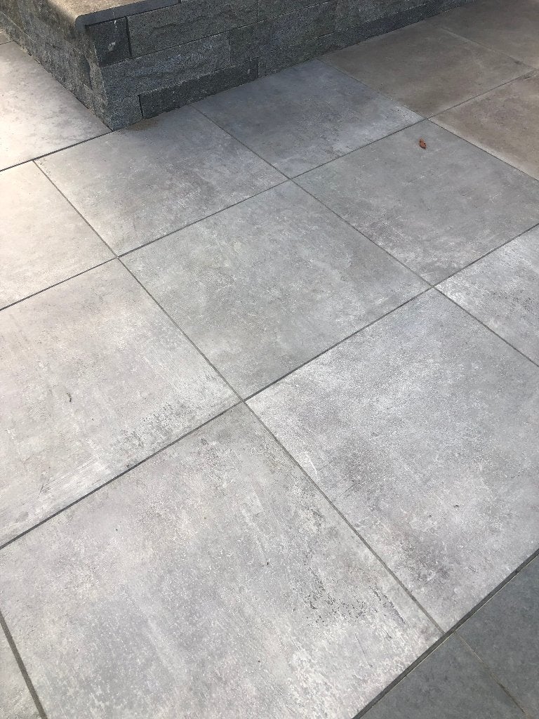 keramische terrastegels cult grey 60x60x2 cm actie opruiming, Keramiek, Nieuw, Ophalen of Verzenden, 10 m² of meer