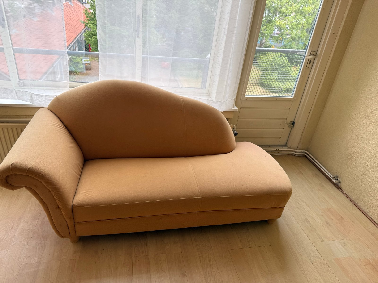 Comfortabele chaise longue, Ophalen, Eenpersoons, 125 tot 150 cm, Zo goed als nieuw