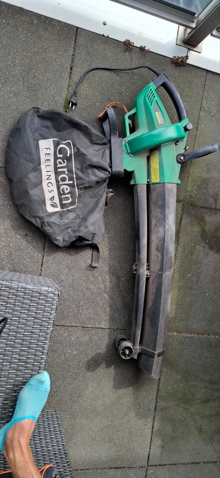 Einhell Bladblazer/Bladzuiger GFSL 3000/3, Tuin en Terras, Gebruikt, Met opvangzak, Handgedragen, Einhell