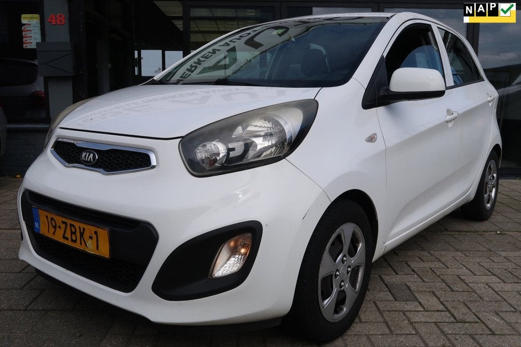 Kia Picanto 1.2 CVVT ISG Comfort Pack *Rijklaarpijs *Airco *, Voorwielaandrijving, Euro 5, Gebruikt, Zwart