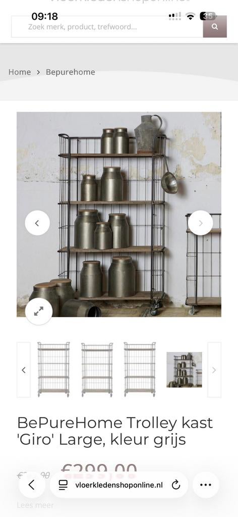 Be Pure Home kast, Ophalen, Zo goed als nieuw, 25 tot 50 cm