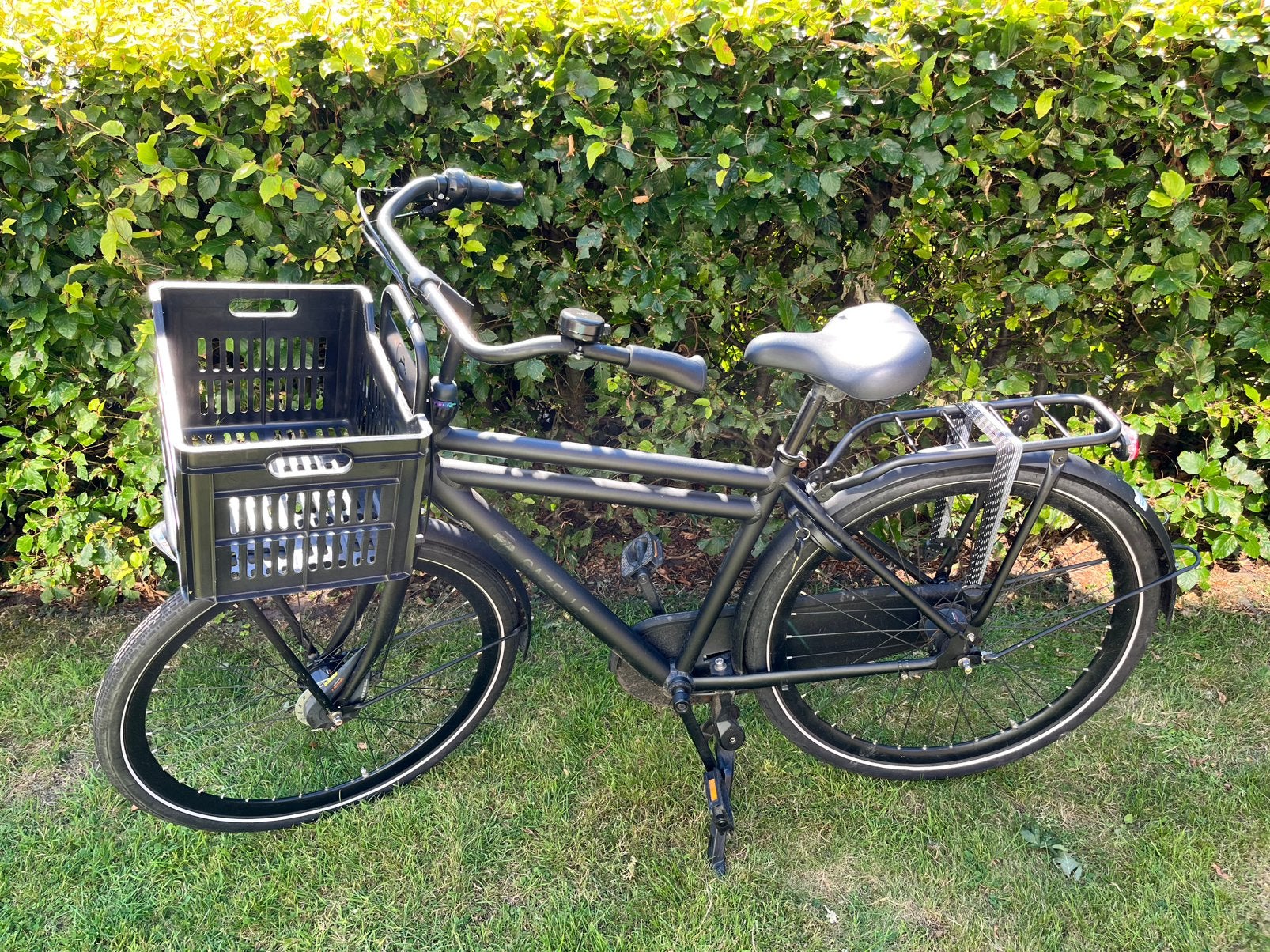 Gazelle Transportfiets Puur NL H49 Black, Fietsen en Brommers, Fietsen | Jongens, Terugtraprem, Gebruikt, Versnellingen, Ophalen