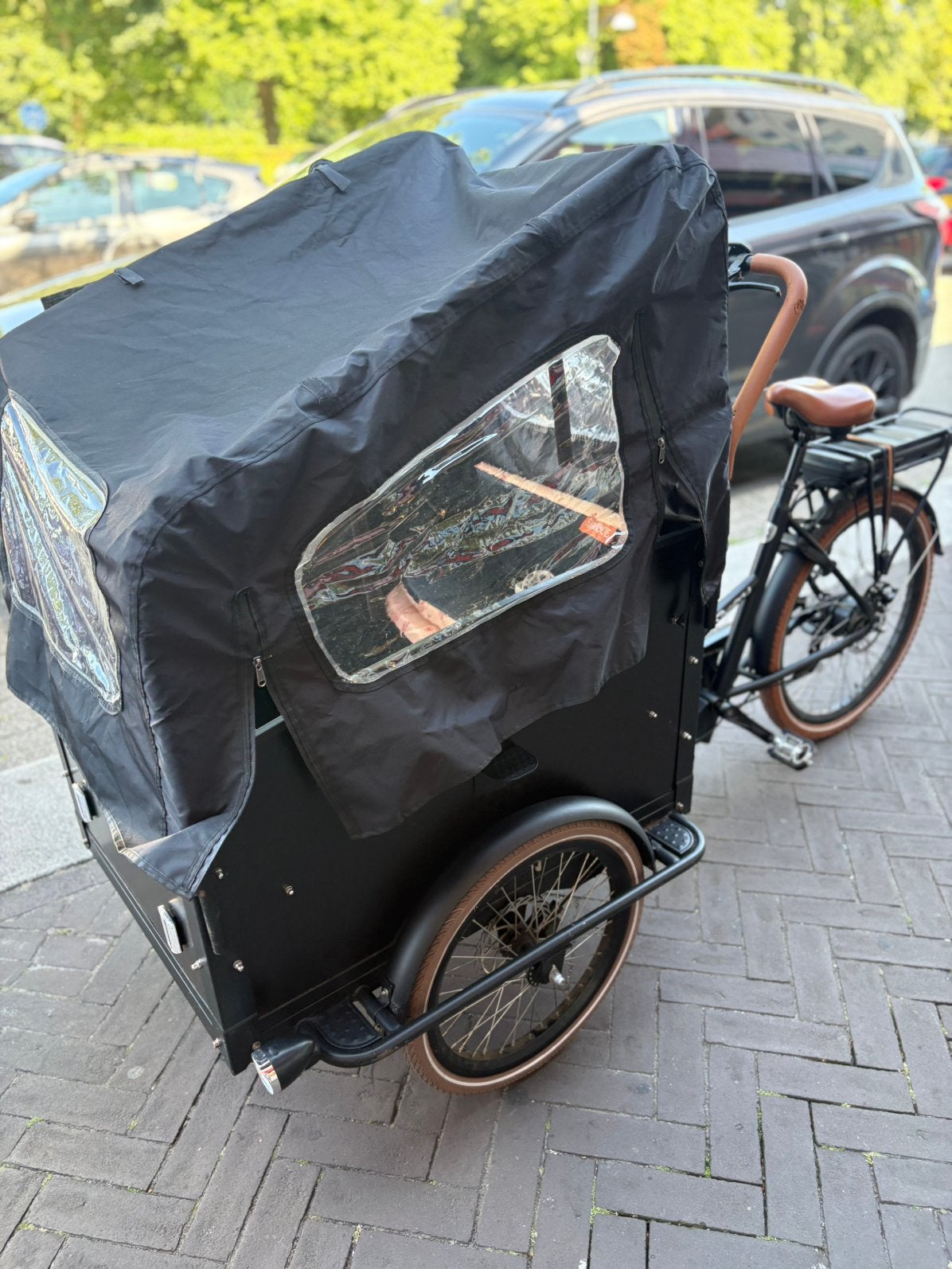 Troy bakfiets, Ophalen, Zo goed als nieuw, 4 kinderen of meer