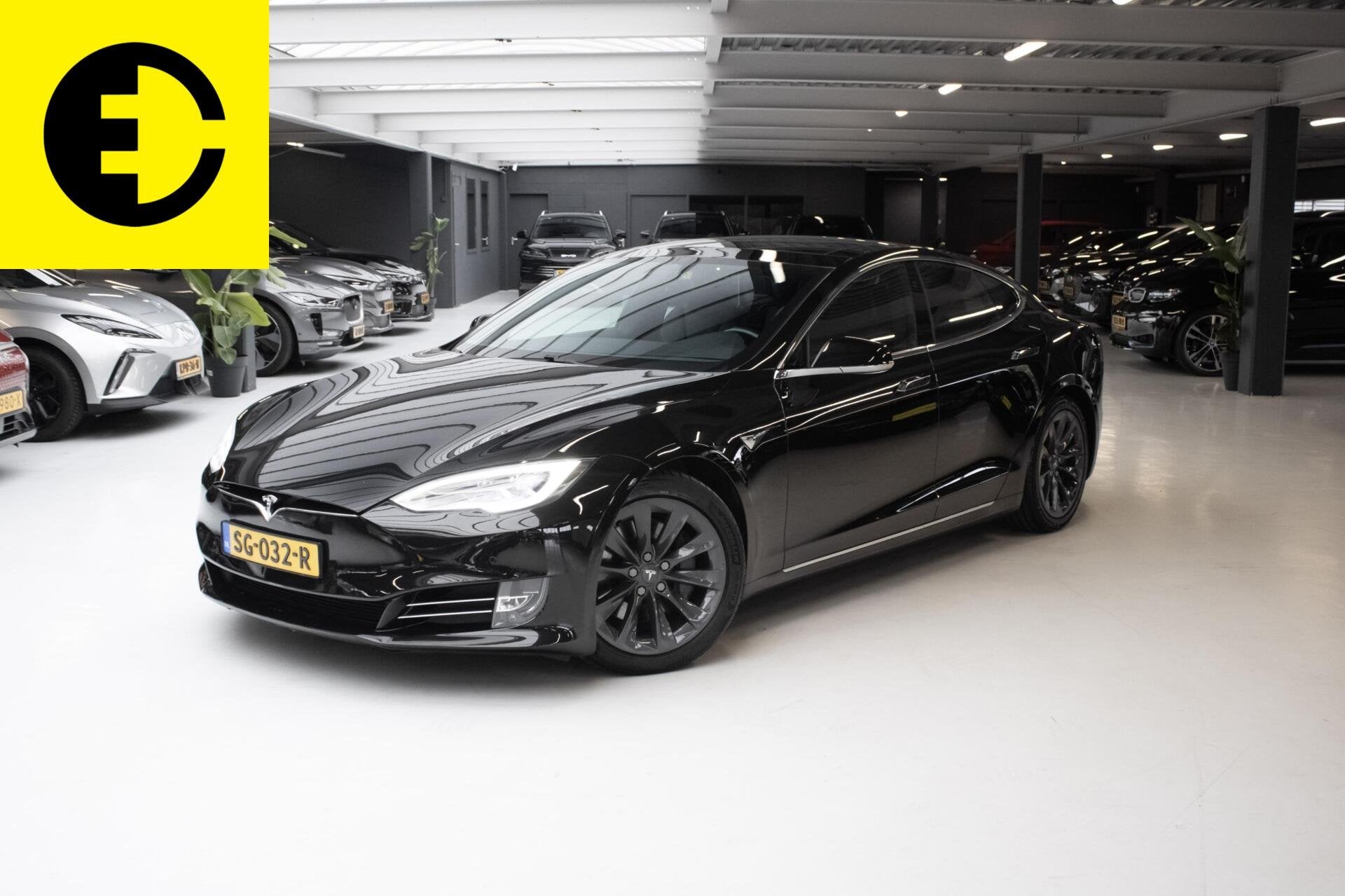 Tesla Model S 100D | Pano | Stoelverwarming | Stoelverwarmin, Auto's, Gebruikt, 110 €/maand, Model S, Zwart