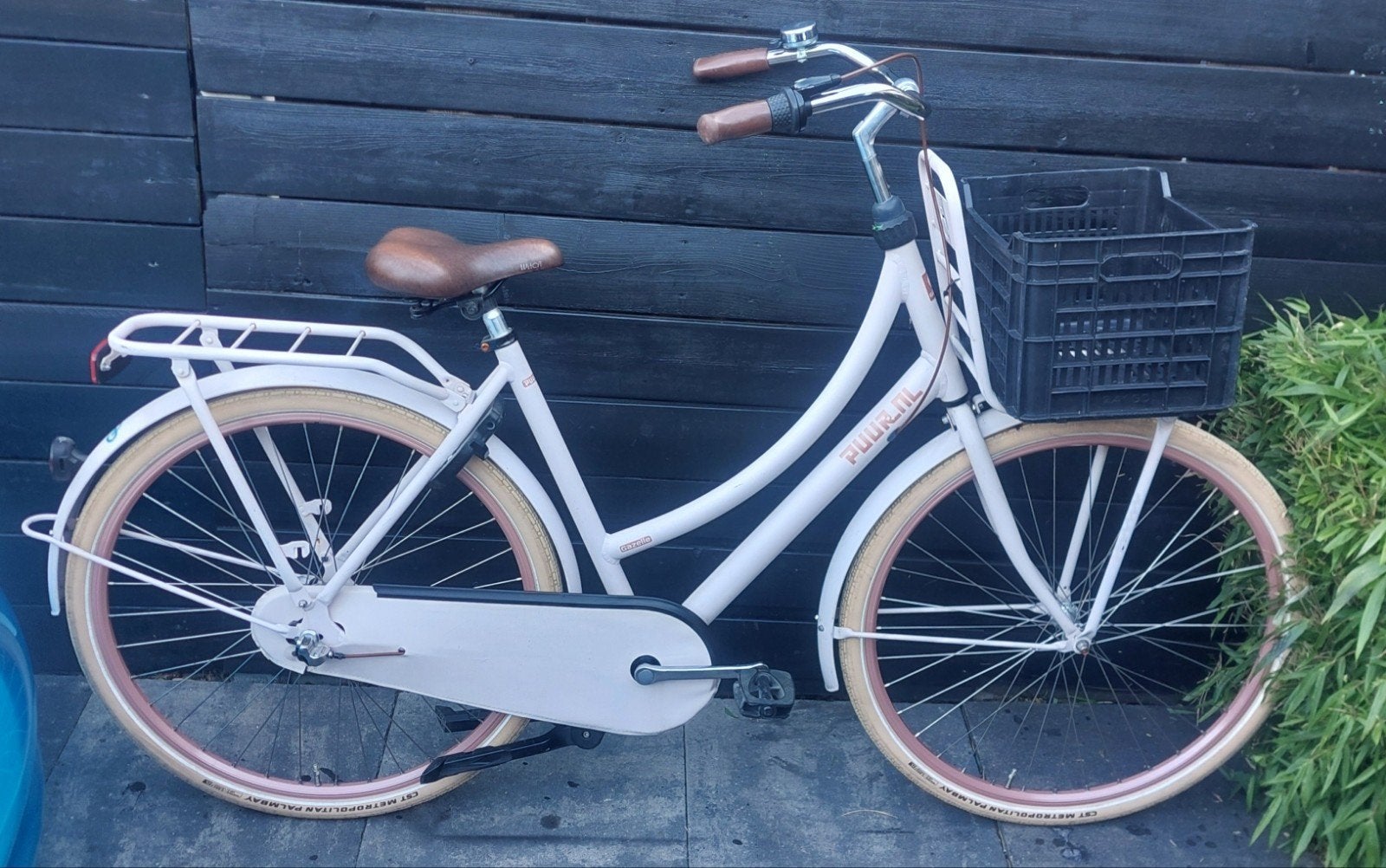 Gazelle PuurNL Transportfiets 28" N3 AXA, Terugtraprem, Versnellingen, Zo goed als nieuw, Gazelle Puur NL