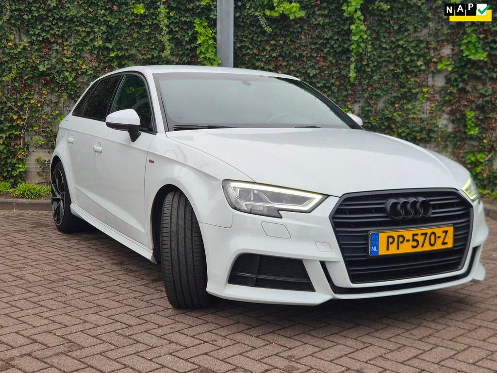 Audi A3 Sportback 1.0 TFSI Sport S Line Edition, Gebruikt, Euro 6, Wit, Origineel Nederlands