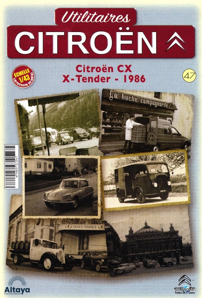 Citroen CX X-Tender 1986 Cargo 1/43 Utilitaires Citroen # 47, Ophalen of Verzenden, Nieuw, Auto, Overige merken