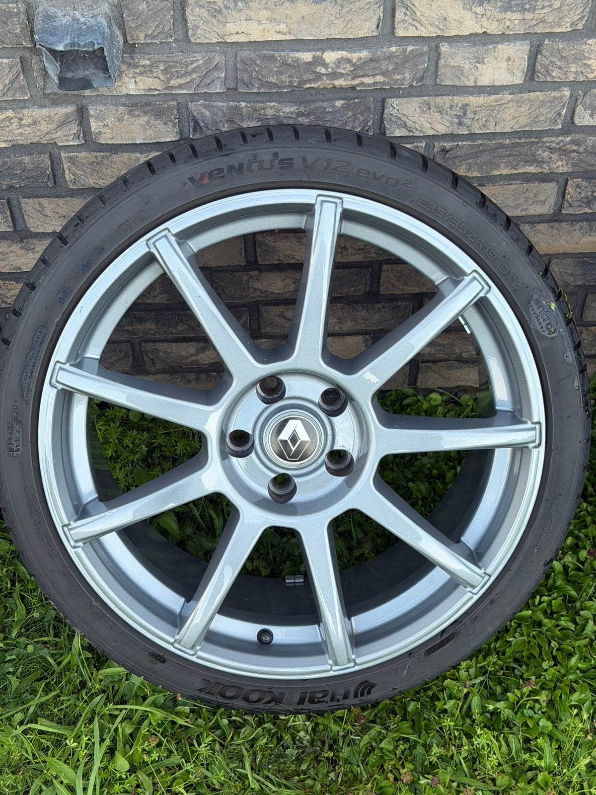 9 Spaaks 19” 5x114.3 Renault Laguna Velgen, Auto-onderdelen, Banden en Velgen, Banden en Velgen, 235 mm, Personenwagen, Gereviseerd