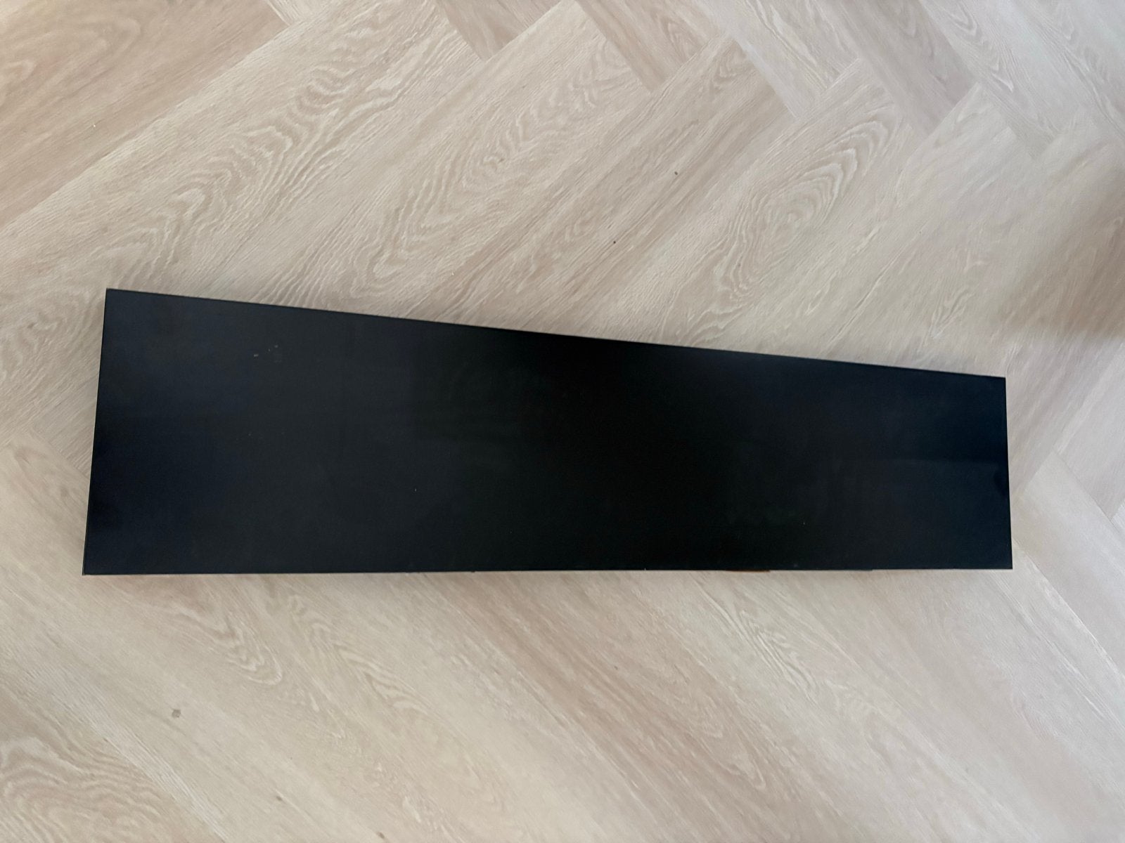 3x IKEA LACK plank zwart,, Ophalen, Zo goed als nieuw