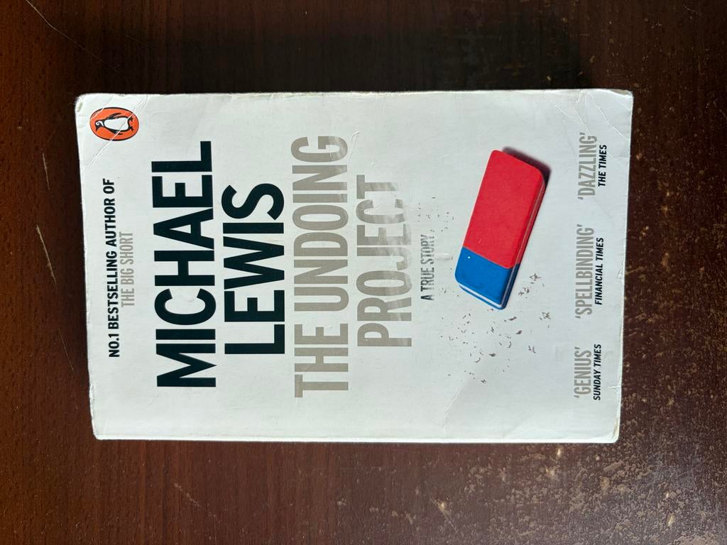 The Undoing Project - Michael Lewis (Engelstalig), Boeken, Ophalen of Verzenden, Gelezen