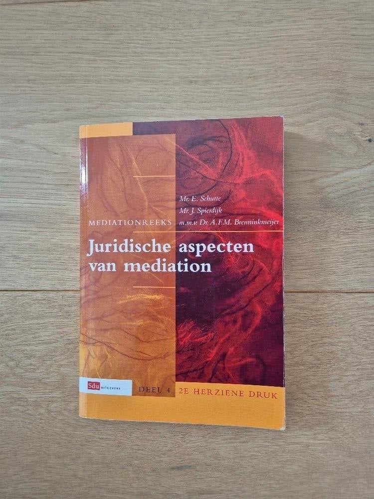 Juridische aspecten van mediation, Ophalen of Verzenden, Gelezen