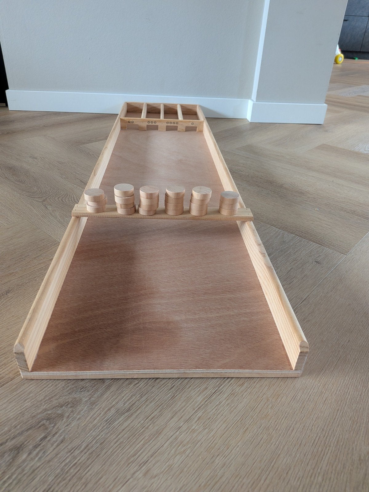 Sjoelbak - Kleine variant / mini, Een of twee spelers, Ophalen, Zo goed als nieuw