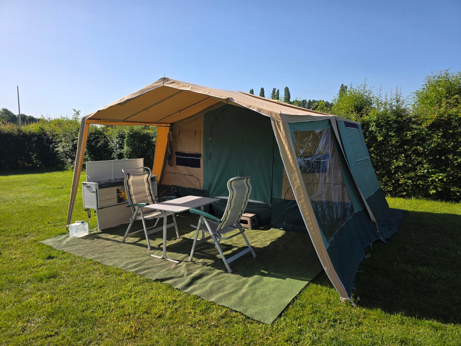 Trigano Chantilly GL Vouwwagen., Caravans en Kamperen, Vouwwagens, Ophalen, Trigano, Beige, Aanwezig