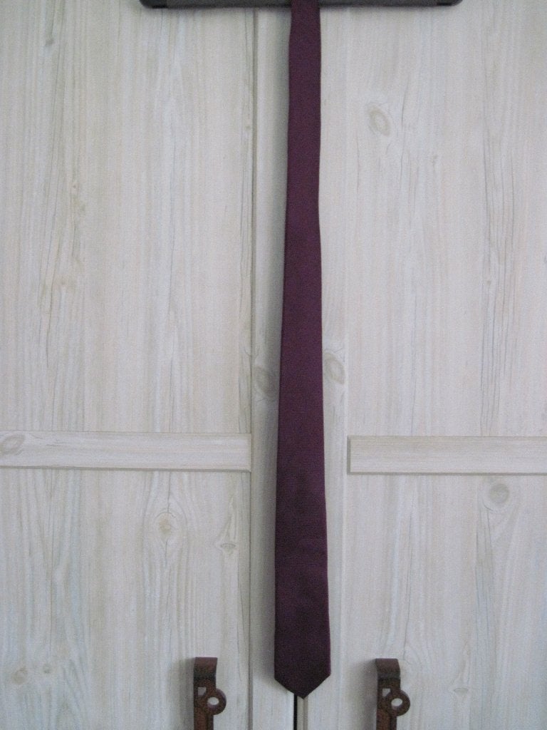 Stropdas, Ophalen of Verzenden, Gedragen, Rood, Effen