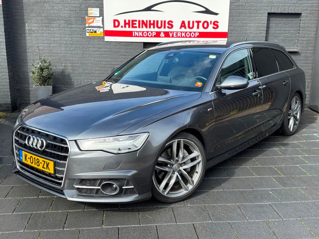 Audi A6 Avant 50 TDI quattro S-LINE *EXPORT E.U.*, Auto's, Gebruikt, 2000 kg, Leder en Stof, 226 €/maand