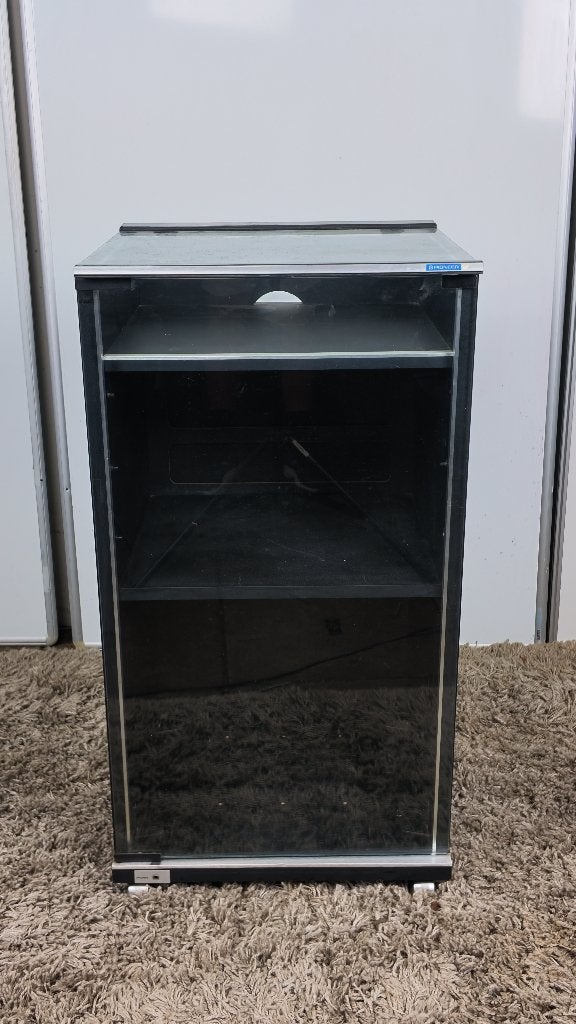 Vintage Pioneer hifi-meubel met glazen deur en LP-vak, Ophalen of Verzenden, Huis en Inrichting