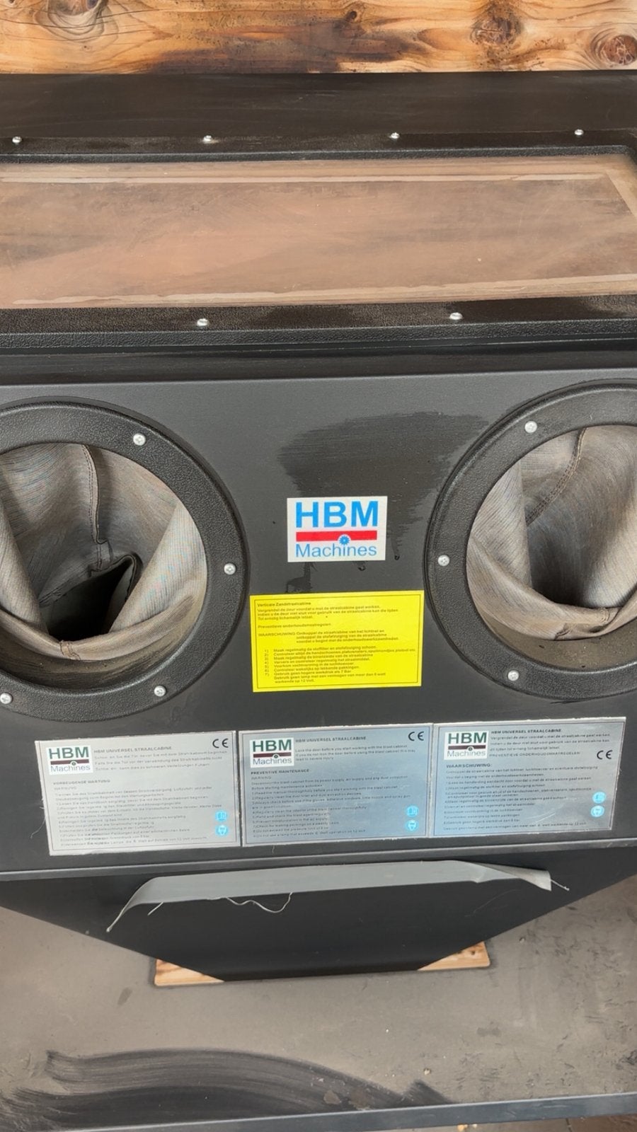 HBM 220 Liter Universele Straalcabine – Inclusief Pistool, Ophalen, Gebruikt, Overige typen