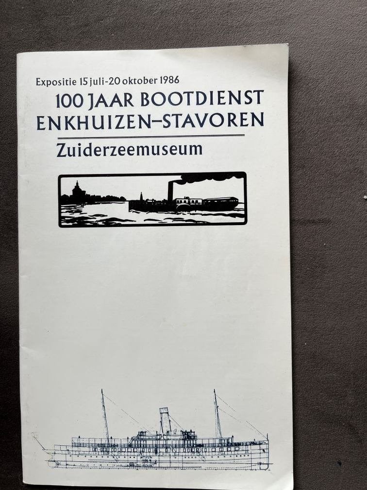 100 Jaar Bootdienst Enkhuizen-Stavoren Zuiderzeemuseum, Ophalen of Verzenden, Gelezen, Onbekend, Boot