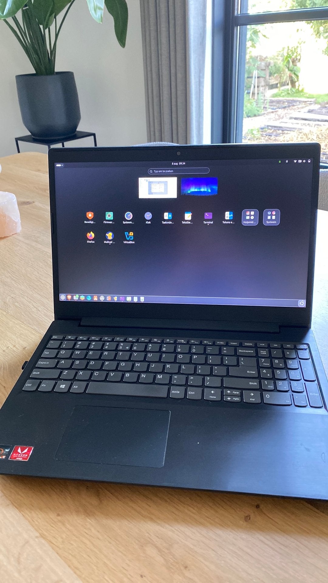 Lenovo IdeaPad L340-15API - met Ubuntu of Linux Mint, Computers en Software, Windows Laptops, 750 GB, Gebruikt, 2 tot 3 Ghz, AMD Ryzen