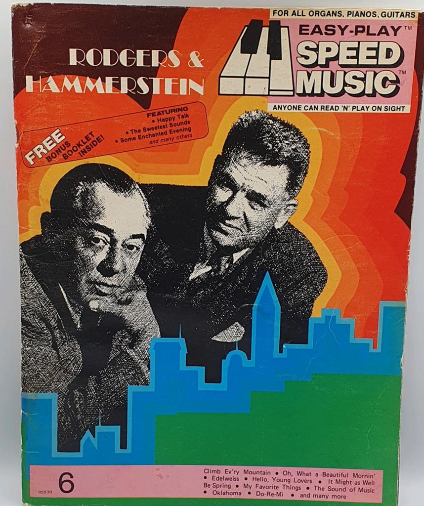 Te koop: Rodgers & Hammerstein Easy-Play Speed Music Boek, Gebruikt, Gitaar, Ophalen of Verzenden, Artiest of Componist