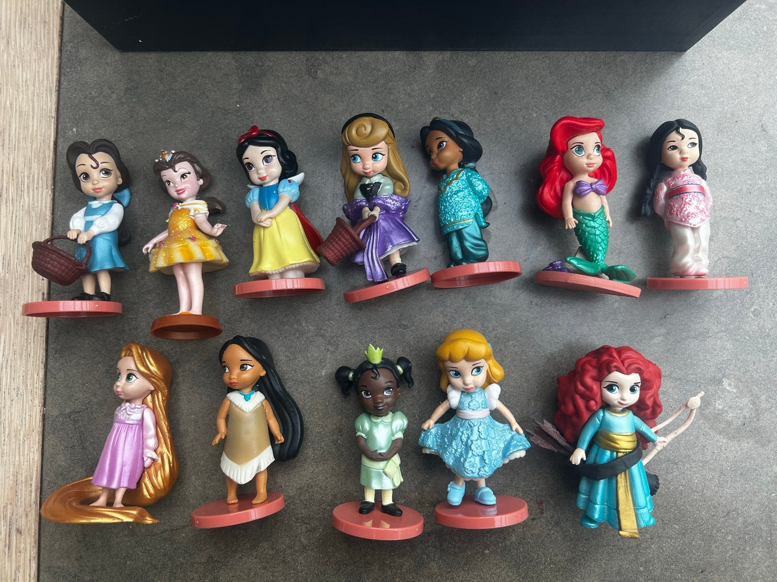 Disney Prinsessen Beeldjes Collectie - 12 Stuks, Verzamelen, Ophalen of Verzenden, Overige figuren, Zo goed als nieuw, Beeldje of Figuurtje