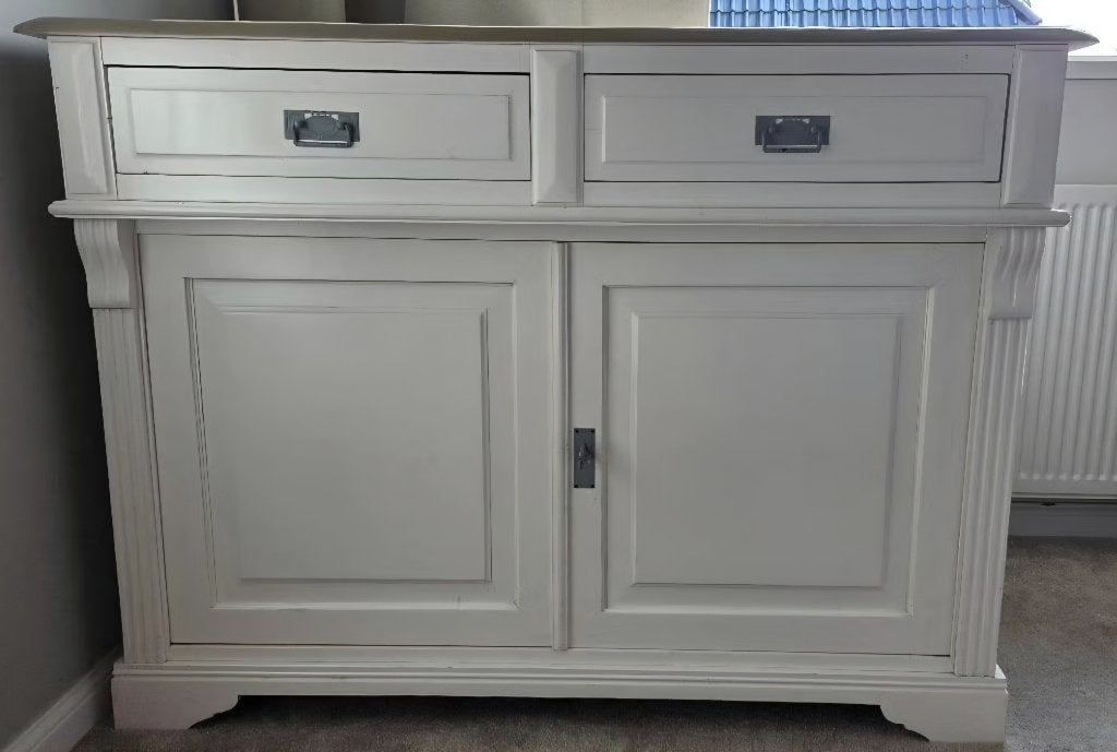 Commode kast, Ophalen, 100 tot 150 cm, Eikenhout, Zo goed als nieuw