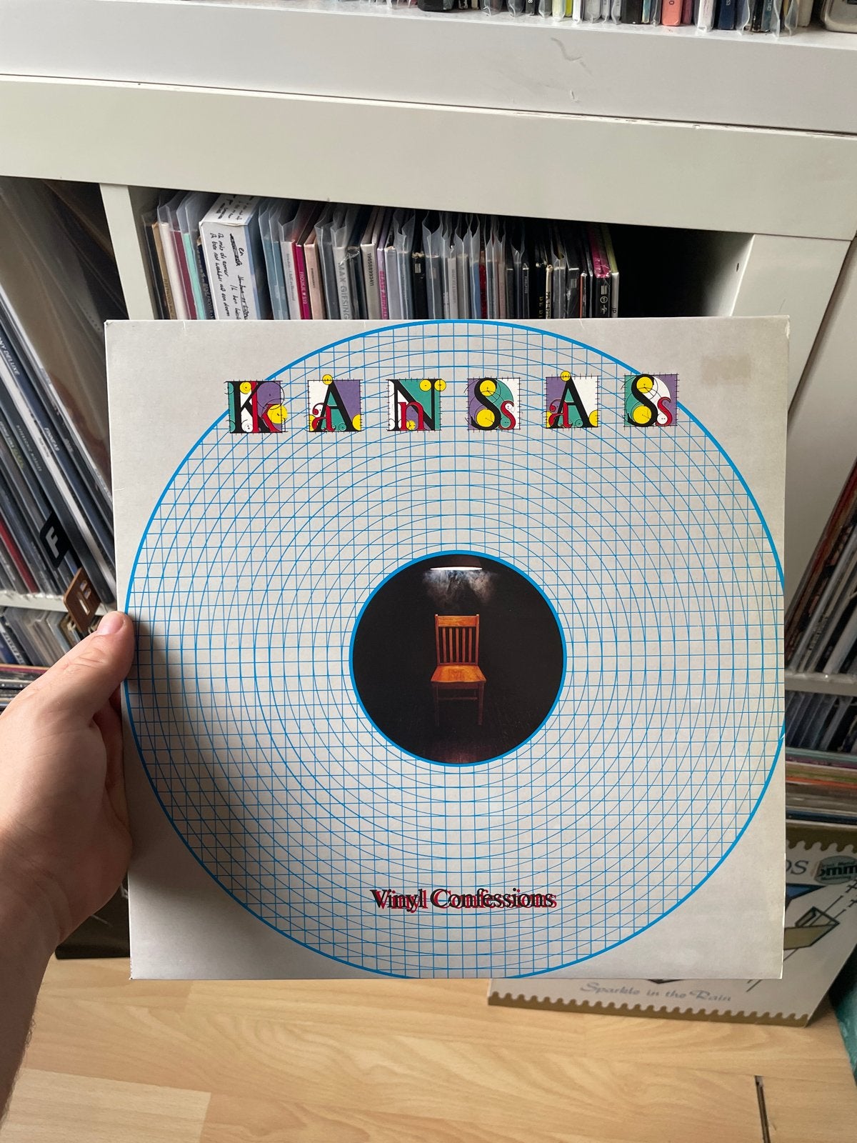 Kansas - Vinyl Confessions LP (1982), LP, Rock, Gebruikt, Ophalen of Verzenden