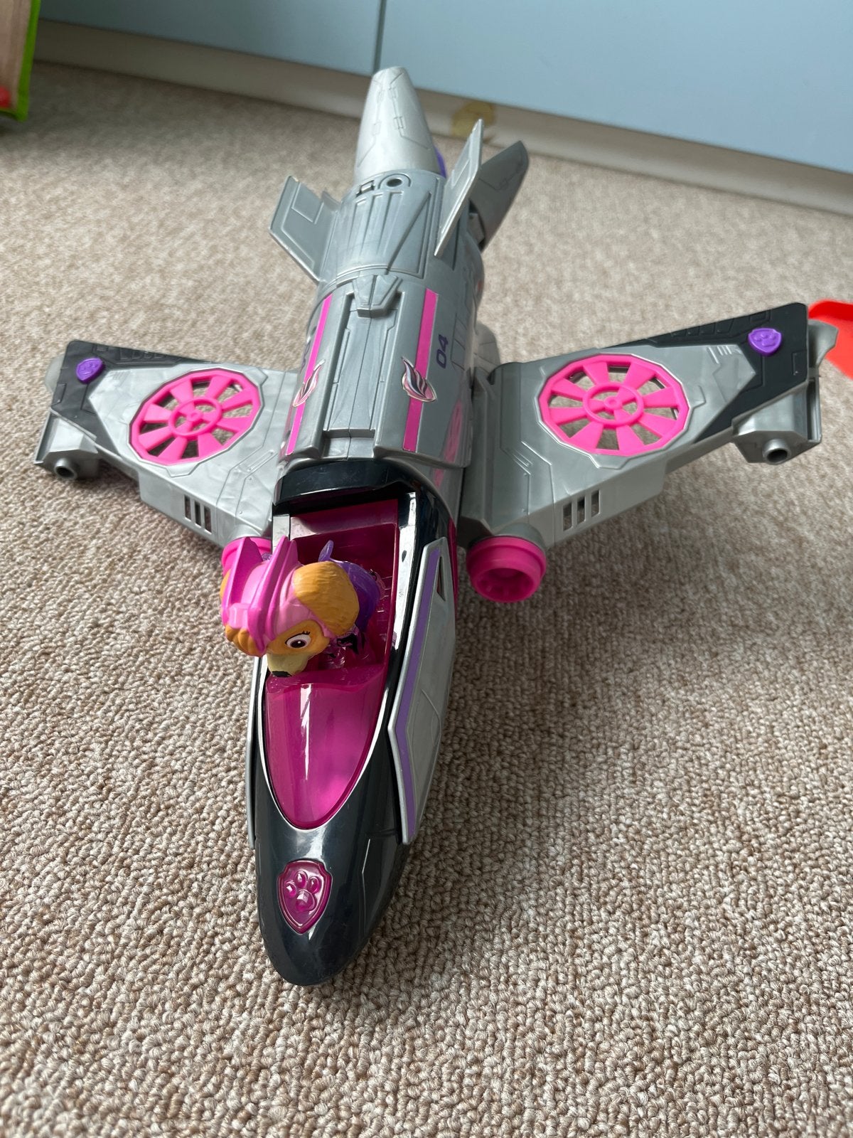 Paw Patrol Skye Jet Vliegtuig Speelgoed, Ophalen, Gebruikt