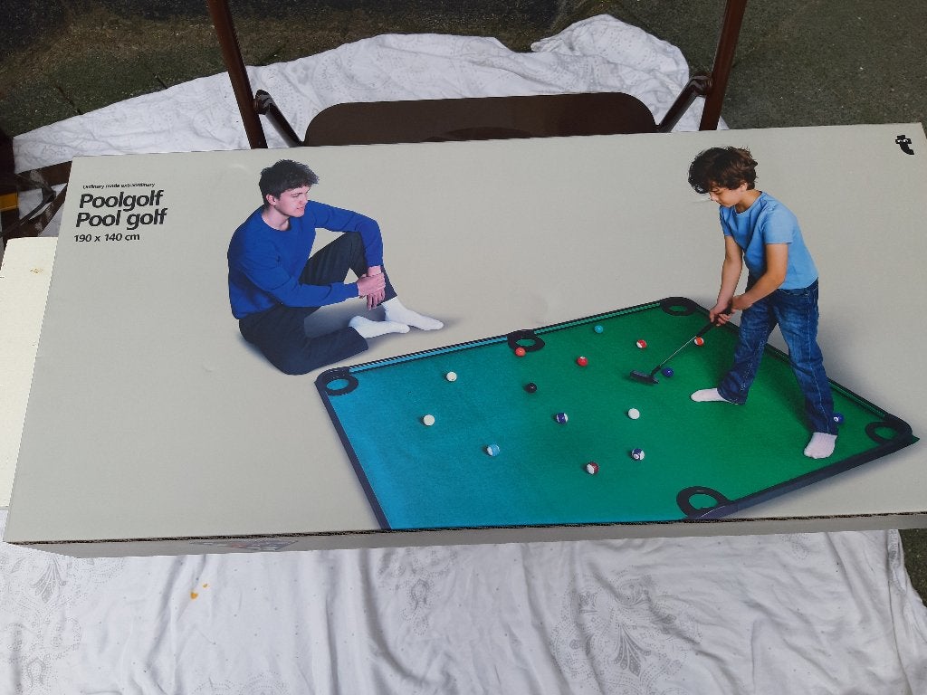 Pool Golf, indoor, Vintage 190 x 140 cm, nieuw, Ophalen, Nieuw, Overige typen, Overige merken