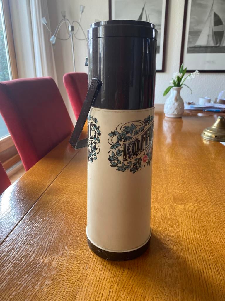 Zolderopruiming Douwe egberts thermoskan- vintage, Ophalen of Verzenden, Gebruikt