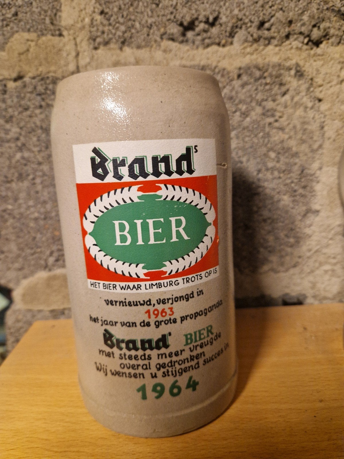 Vintage Brand Bier Kruik - 1963/1964 Editie, Ophalen