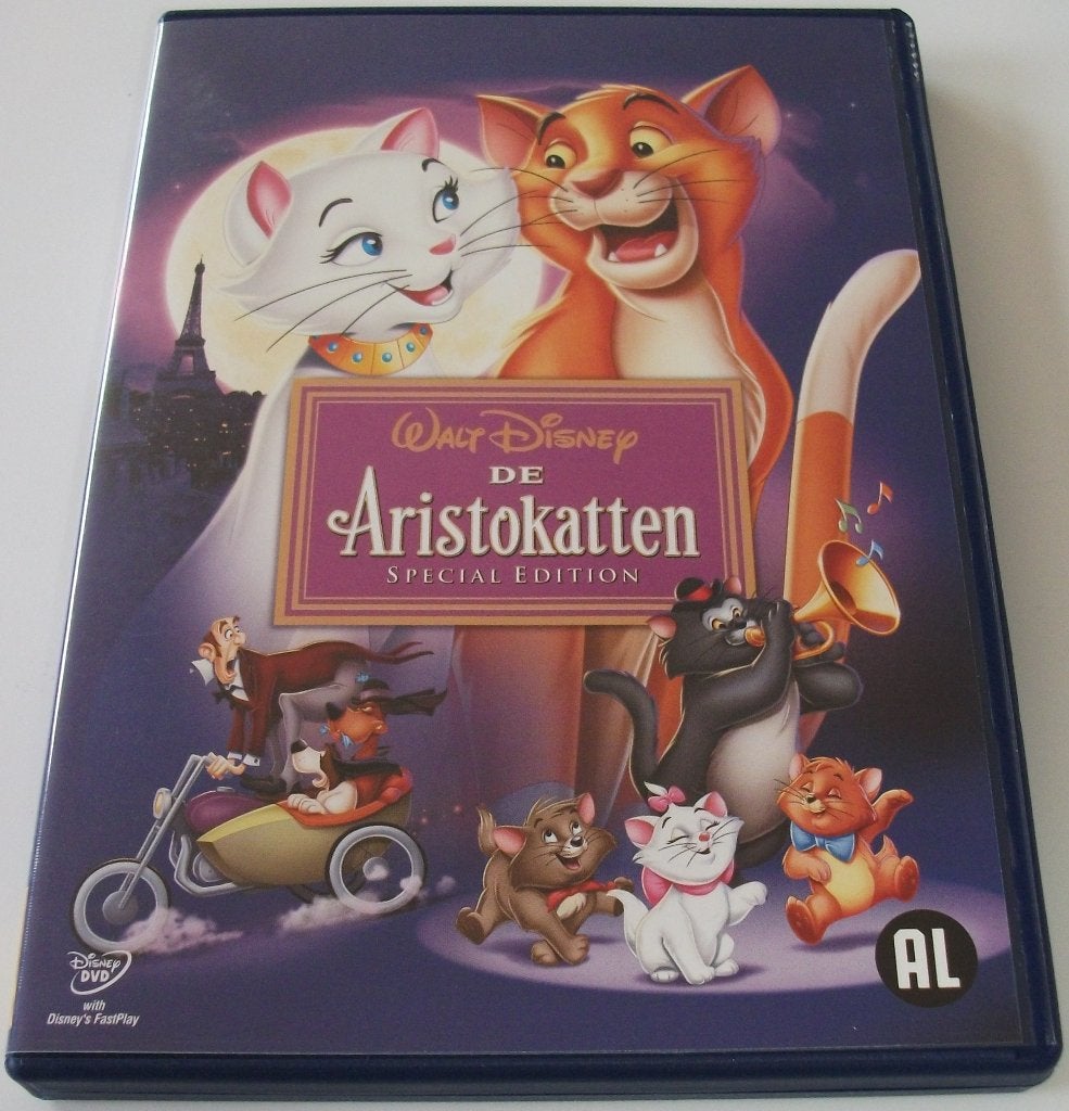 Dvd *** ARISTOKATTEN *** Walt Disney Gouden Rugnummer 21, Duits, Tekenfilm, Duits, Ophalen of Verzenden