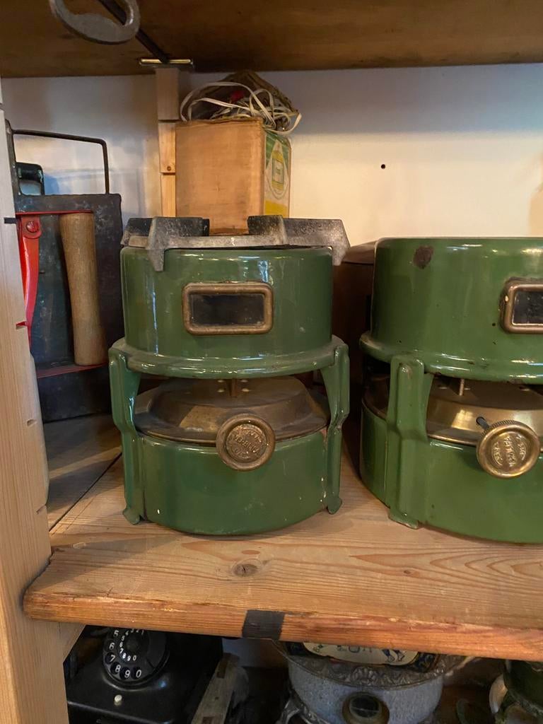 Drie zeer aparte petroleumstellen., Ophalen of Verzenden