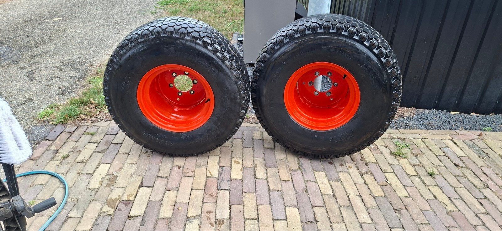 gazonbanden 315/75 D15  met velgen, Zakelijke goederen, Agrarisch | Onderdelen | Banden, Velgen en Assen, Ophalen