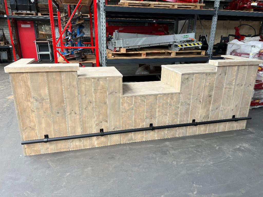 Unieke kwaliteit receptiebalie, winkelbalie van steigerhout, Huis en Inrichting, Kasten | Dressoirs, Nieuw, 200 cm of meer, 50 tot 75 cm