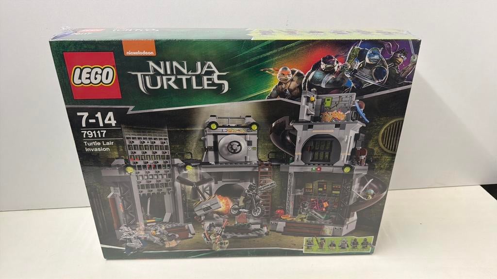 LEGO Ninja Turtles 79117 Turtle Lair Invasion NIEUW, Ophalen, Nieuw, Complete set, Lego