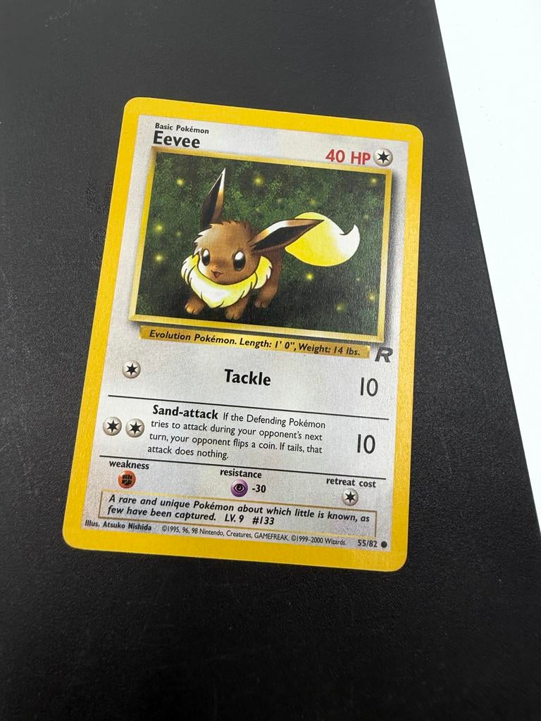 Pokémon Eevee 55/82 Jungle Set Kaart, Ophalen of Verzenden, Gebruikt, Losse kaart