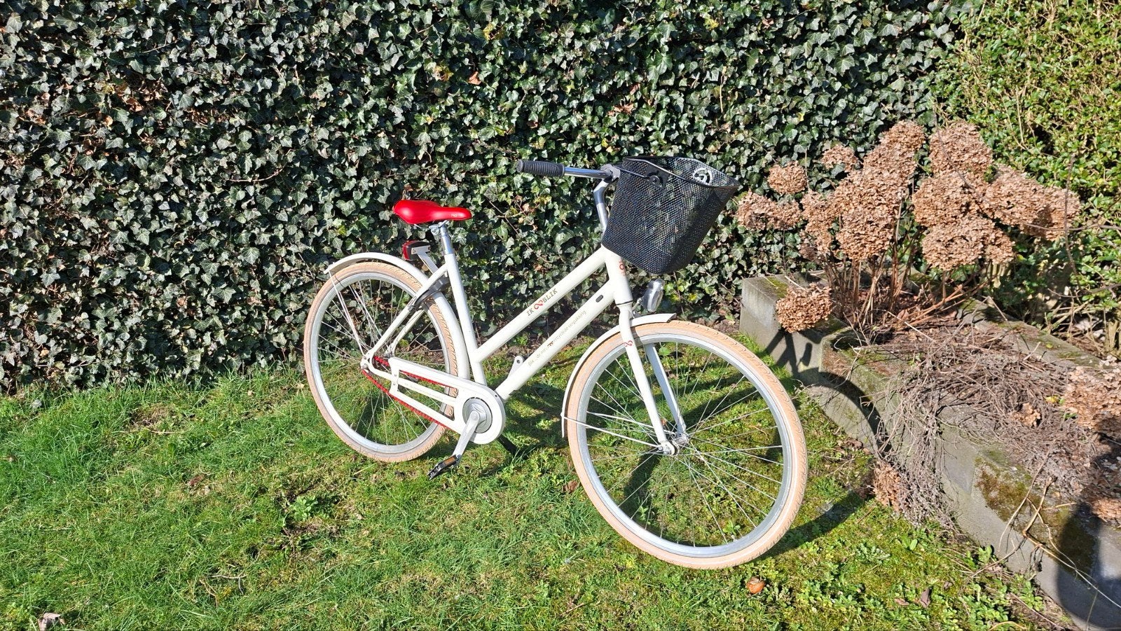 witte dames fiets, Ophalen, Gebruikt, Staal