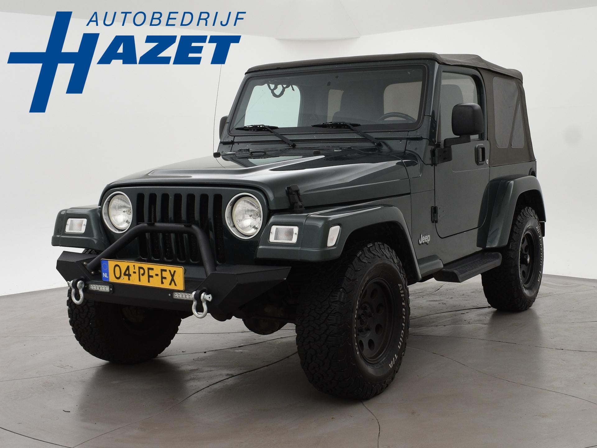 Jeep Wrangler 4.0i 6-CILINDER 4X4 SOFTTOP SAHARA | AIRCO | A, Gebruikt, Bluetooth, 4 stoelen, 1920 kg