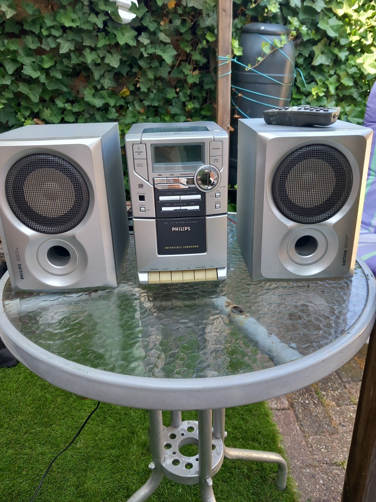 Philips MC-110 Micro Systeem met CD, Radio en Cassettedeck, Ophalen, Philips, Gebruikt, Tuner of Radio