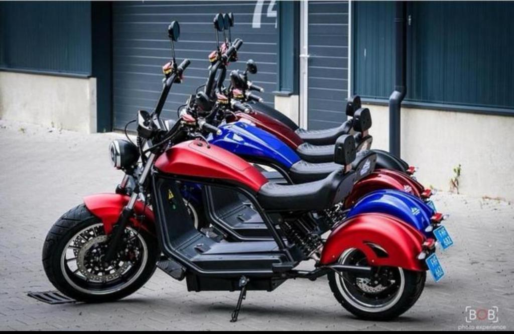 Elektrische Chopper Scooter - alleen rood, Fietsen en Brommers, Ophalen of Verzenden, Nieuw, Maximaal 25 km/u
