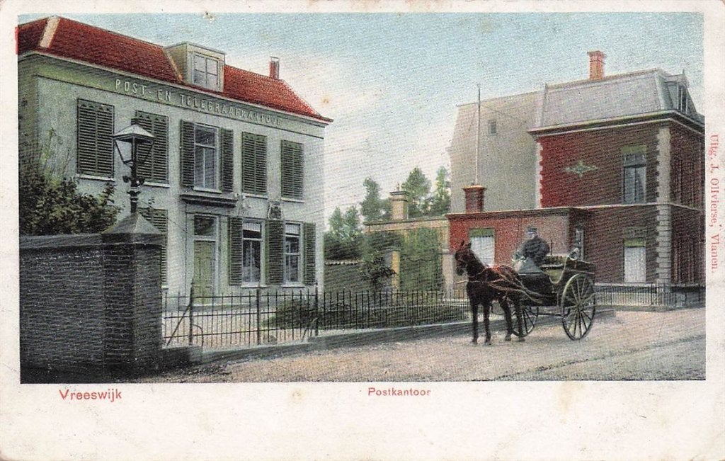 703-148-003 Vreeswijk Postkantoor, Ophalen of Verzenden, Voor 1920, Utrecht