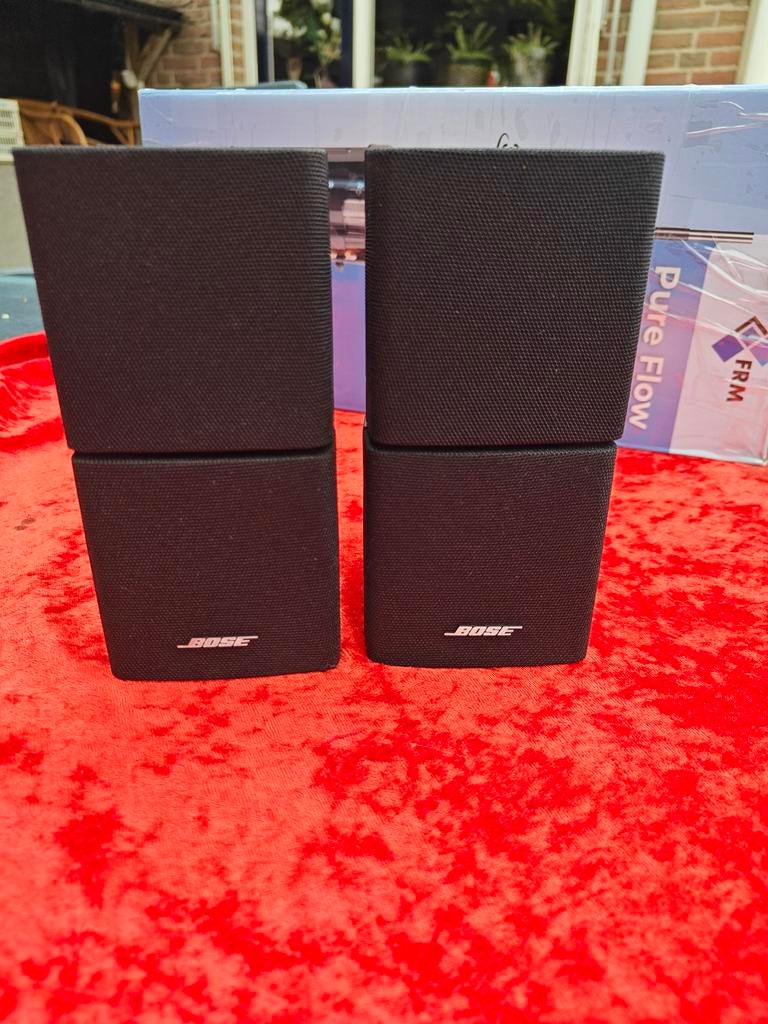 Bose Dual luidsprekers 2x zwart, Audio, Tv en Foto, Luidsprekers, Ophalen of Verzenden, 120 watt of meer, Front, Rear of Stereo speakers