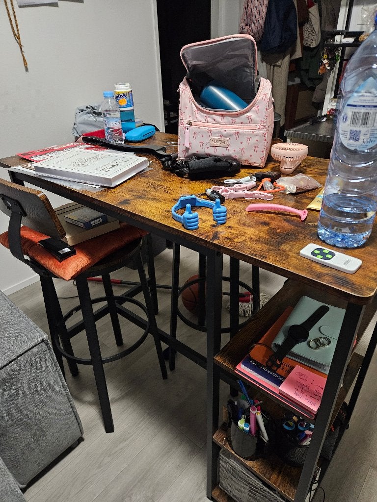 Bartafel met stoelen, Ophalen, Zo goed als nieuw, Rechthoekig, 100 tot 150 cm