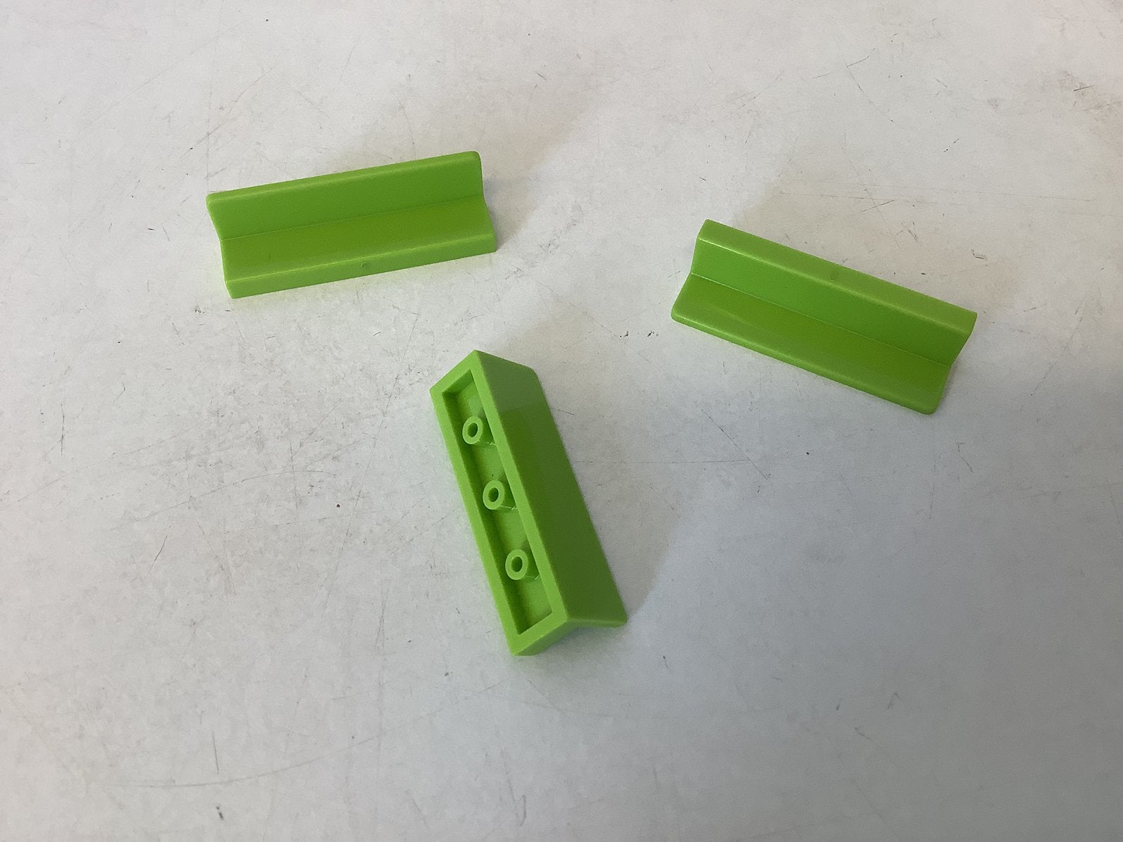 Lego paneel 1x4x1 lemon groen, Ophalen of Verzenden, Gebruikt, Losse stenen, Lego